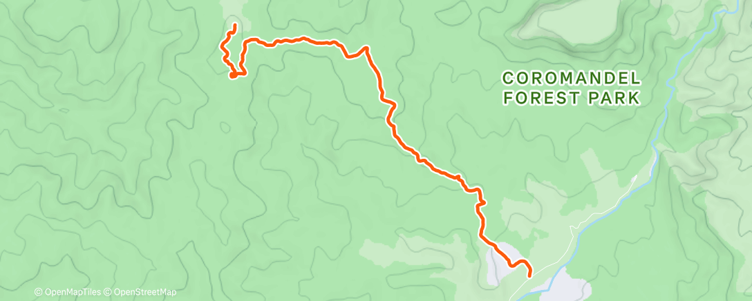 Map of the activity, Crosbies hut tramp