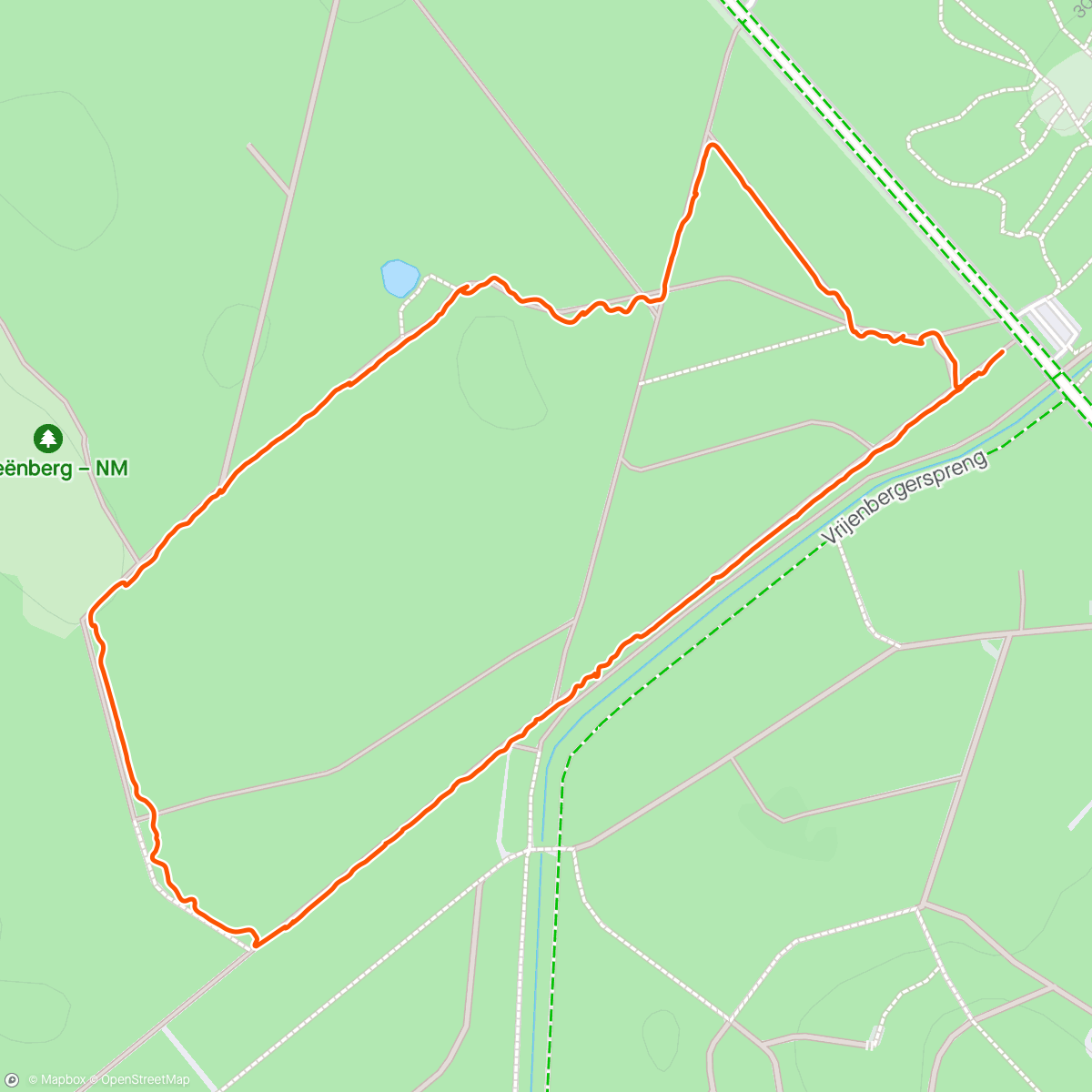 Mapa da atividade, Koningsdag wandeling