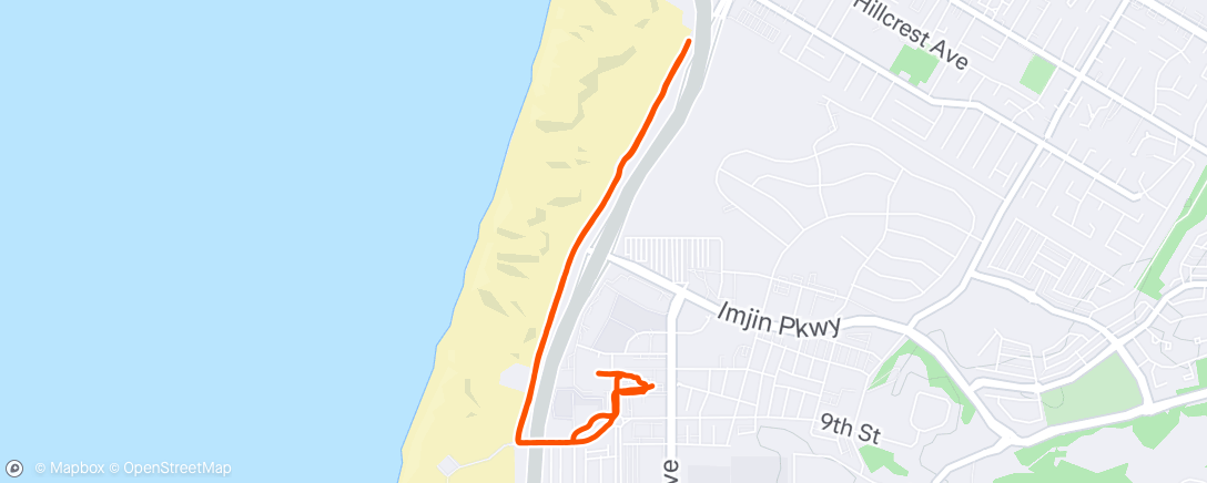 Map of the activity, Sunday Scaries