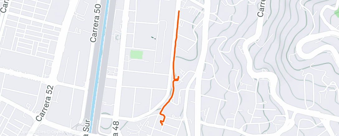 Map of the activity, Lunch Walk