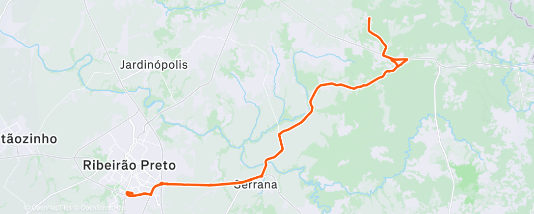 Karte der Aktivität „Altinópolis na paz! ✌️”