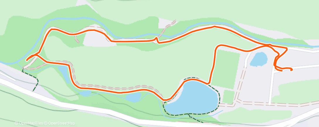 Map of the activity, Afternoon Walk