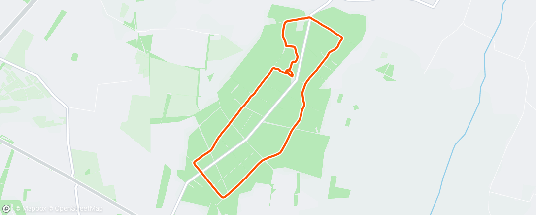 Map of the activity, Boggy Lunch Trail Run