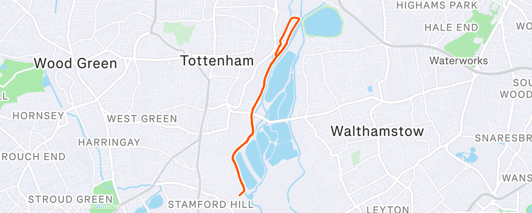 Map of the activity, Hitting the heavy bag