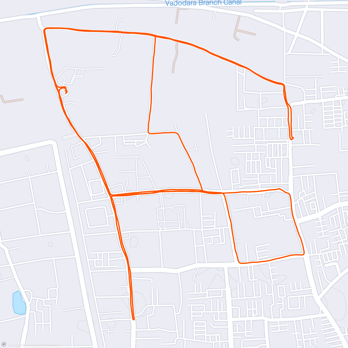 Map of the activity, Morning Fat Bike Ride