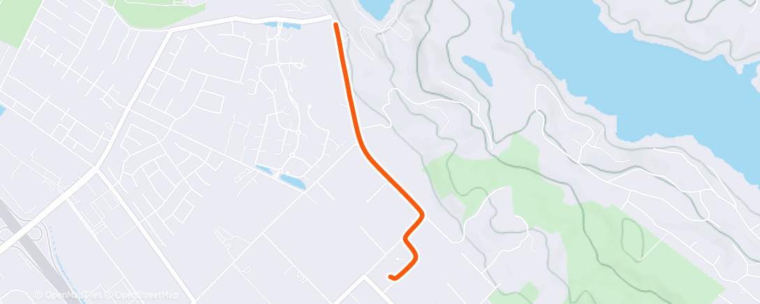 Map of the activity, Lunch Ride