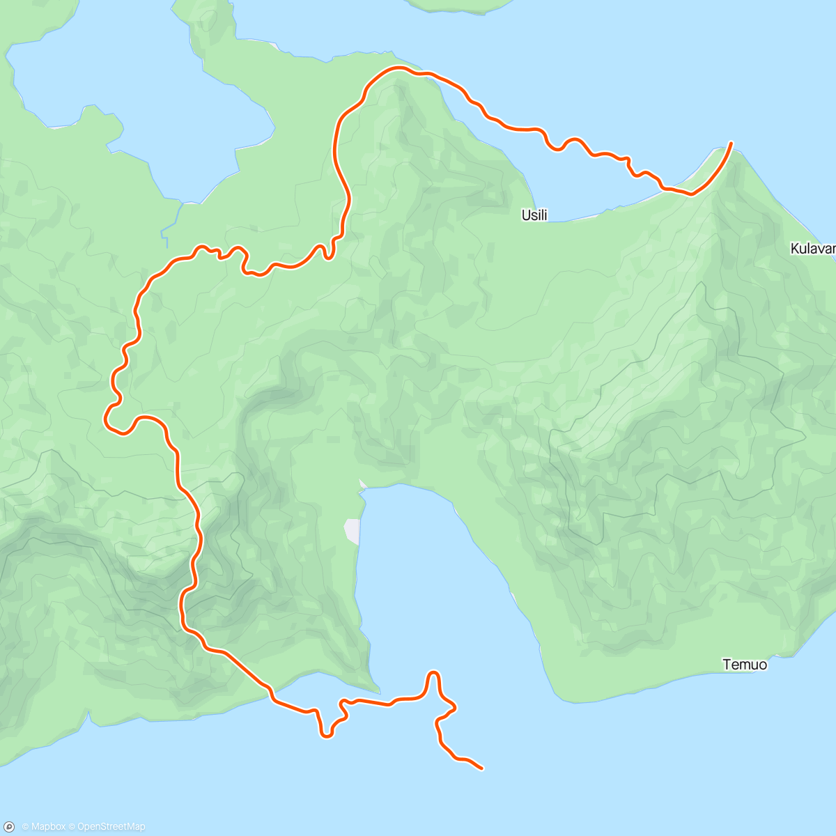 Map of the activity, recup
