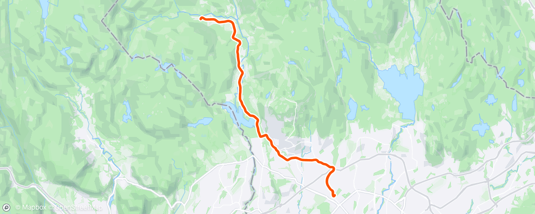 Map of the activity, Sørkedalen