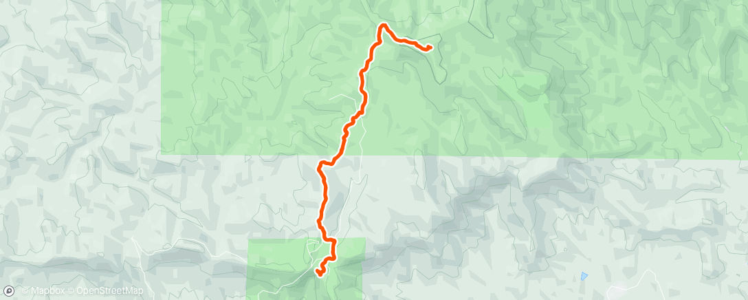 Map of the activity, Morning Hike