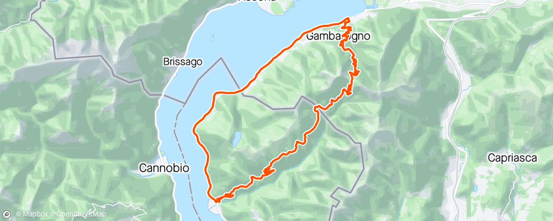 Map of the activity, Abreisetag