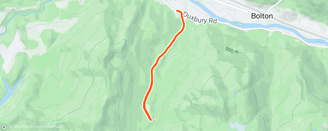 Map of the activity, Morning Run