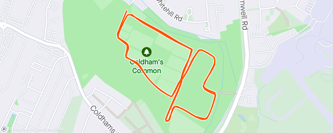 アクティビティ「Coldham’s」の地図