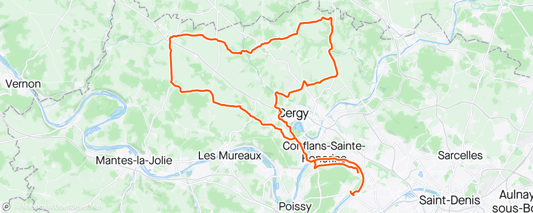 Map of the activity, « C’était court aujourd’hui »