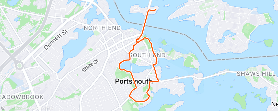 Map of the activity, I hate that I bow to goose entitlement
