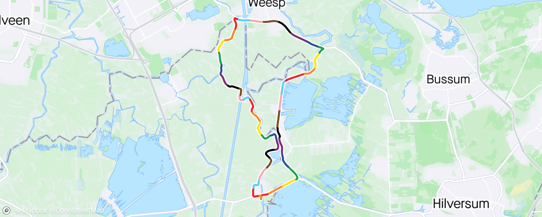 Map of the activity, Afternoon Ride Gein