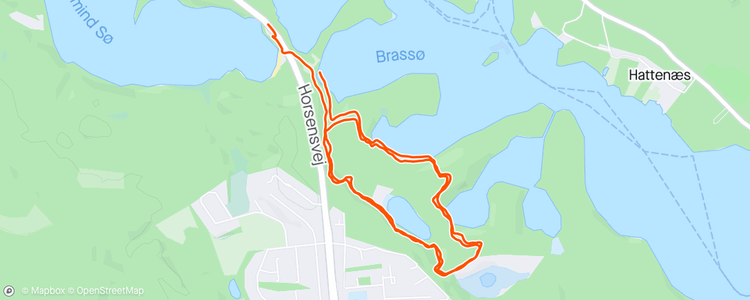 Kaart van de activiteit “Afternoon Trail walk/run”