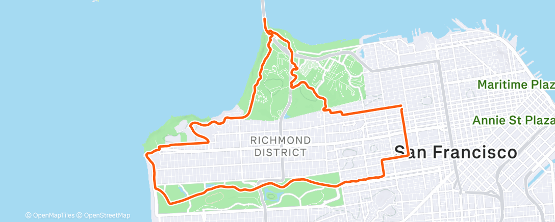 Map of the activity, Before the rain