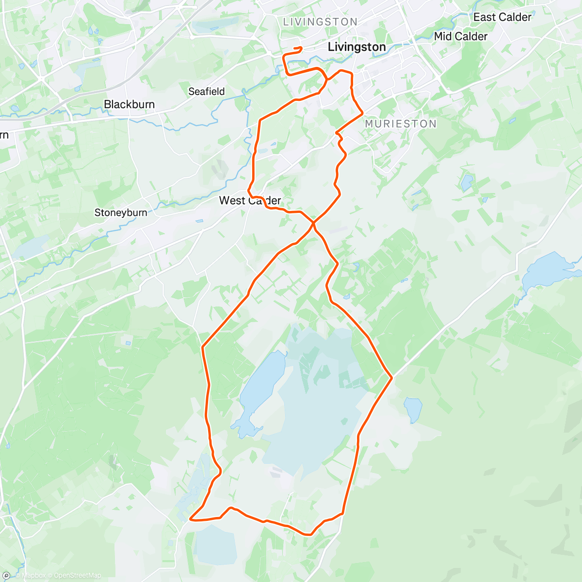 Map of the activity, Morning Ride
