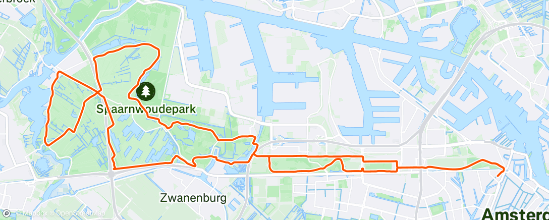 Map of the activity, El Taper