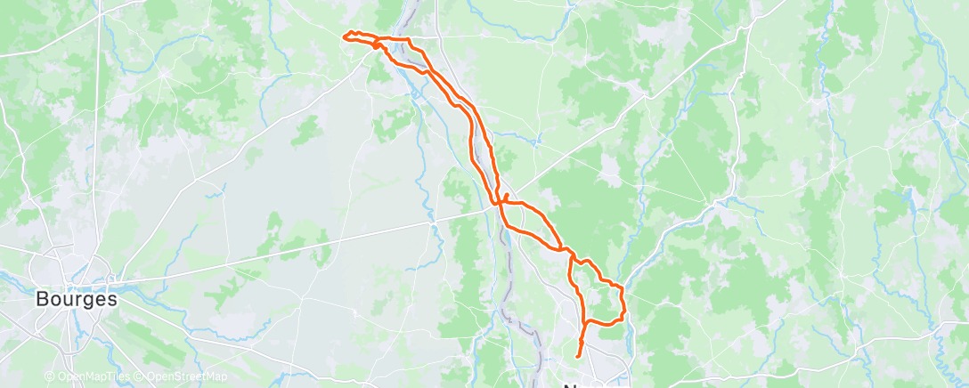 Map of the activity, Un coup de sancerre 🍷 pour mettre en route !