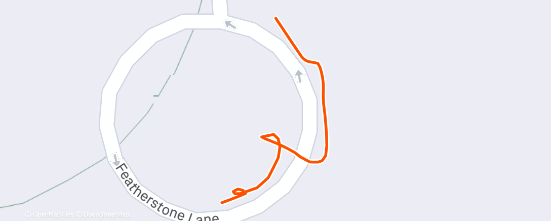 Map of the activity, Morning Walk