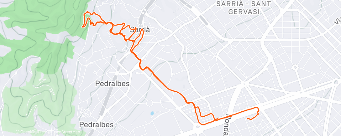 Map of the activity, Aigües City2Trail | 331m+