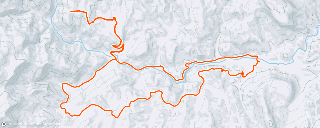 Map of the activity, Daniel Ridge > Long Branch > Lower Butter