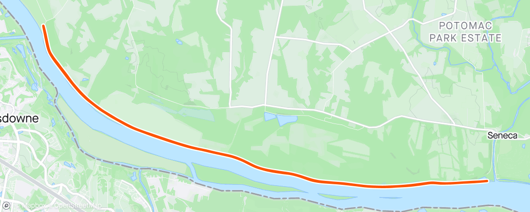 Map of the activity, RA24 Ride #4