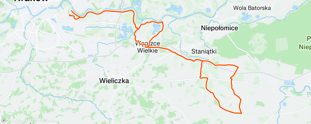 Map of the activity, Morning Ride