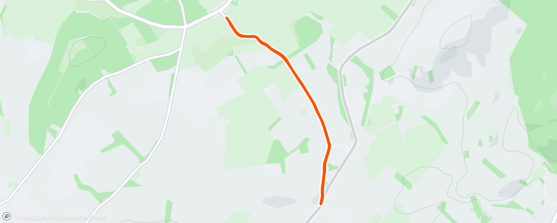 Map of the activity, Evening Run