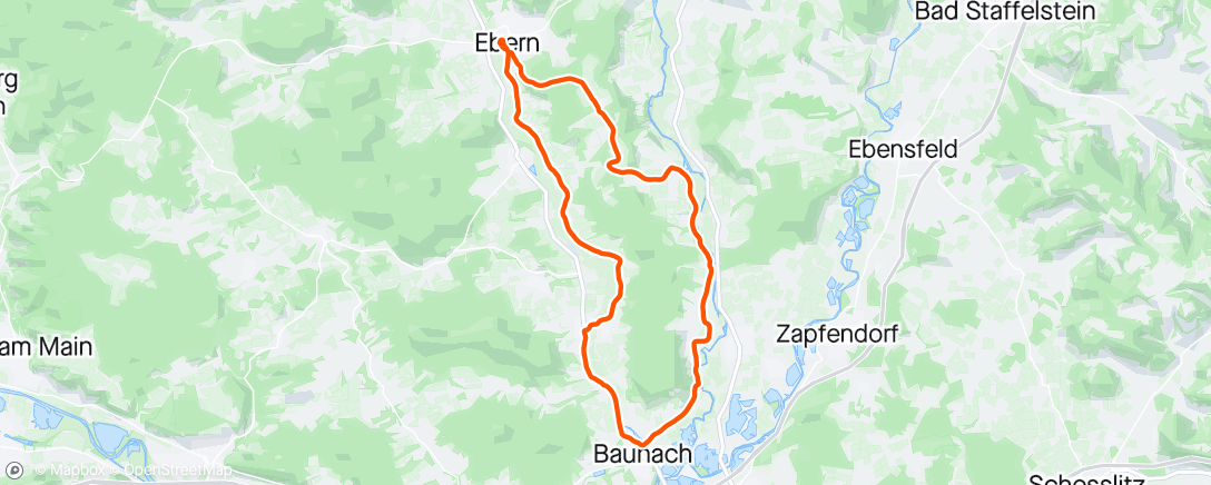 Map of the activity, Gravel-Fahrt am Sonntagmorgen mit meinem Schätzela 😘