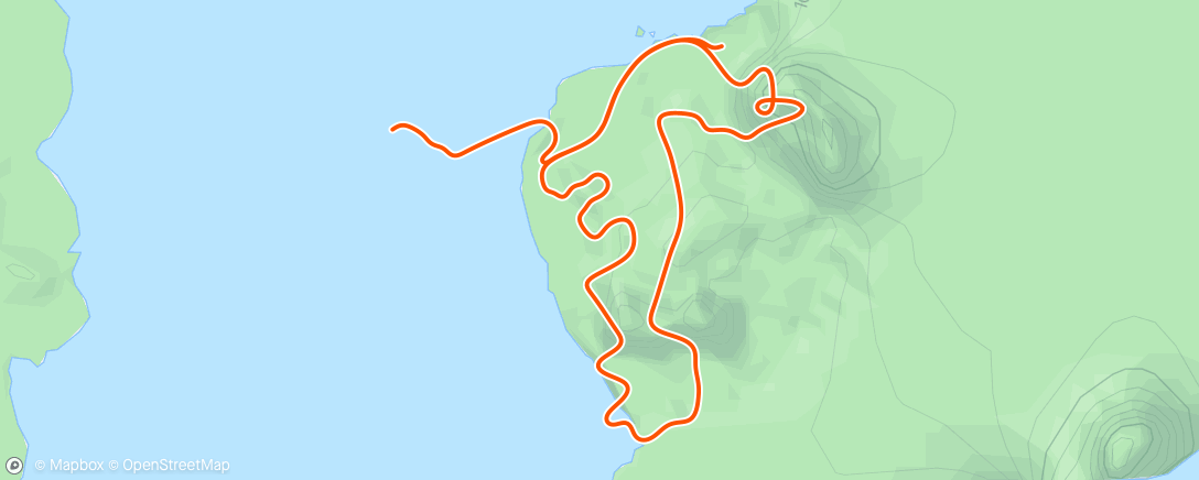 Mapa da atividade, Zwift - Race: Zwift Insider Tiny Race (4 of 4) (A) on Two Bridges Loop in Watopia