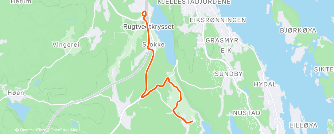 Map of the activity, Liten luftetur