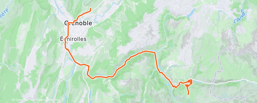 Peta aktivitas, Cyclisme