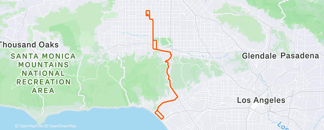 Map of the activity, Lunch Ride