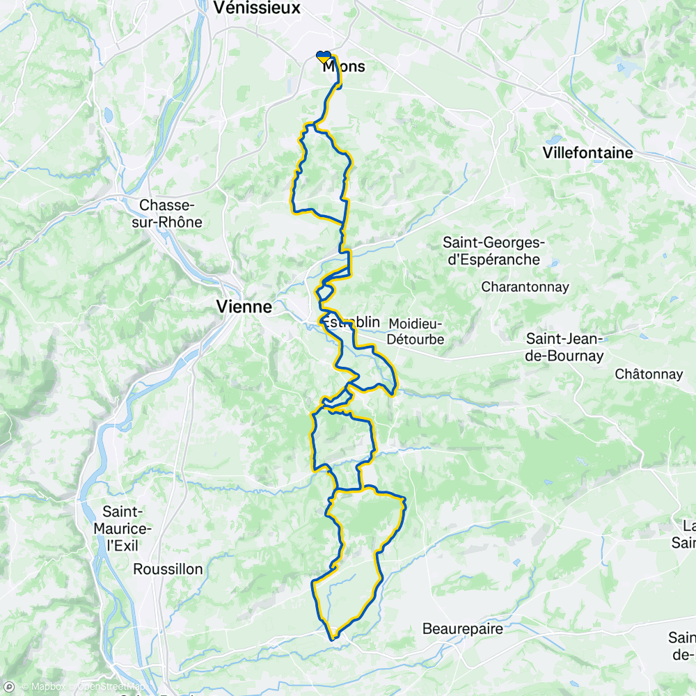Map of the activity