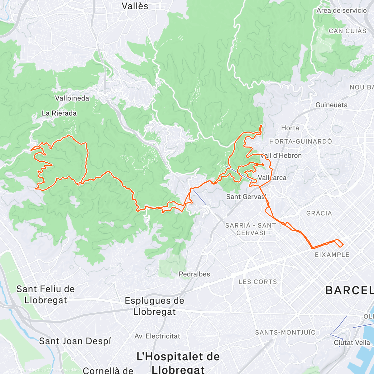 Map of the activity, African Swine Plague