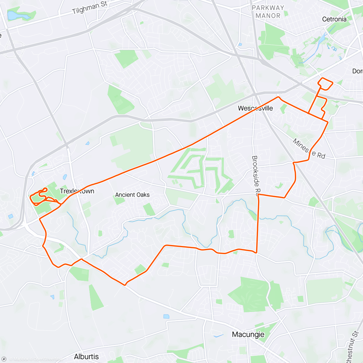 Map of the activity, Solitary Sunday - almost didn’t even ride