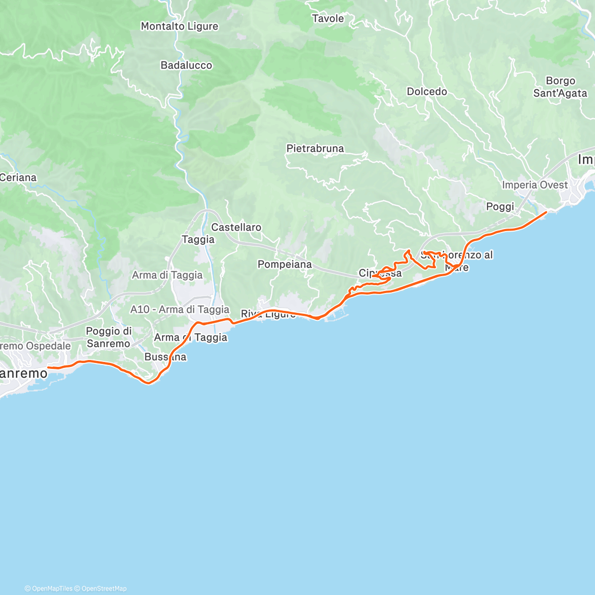 Map of the activity, Sognando oscar