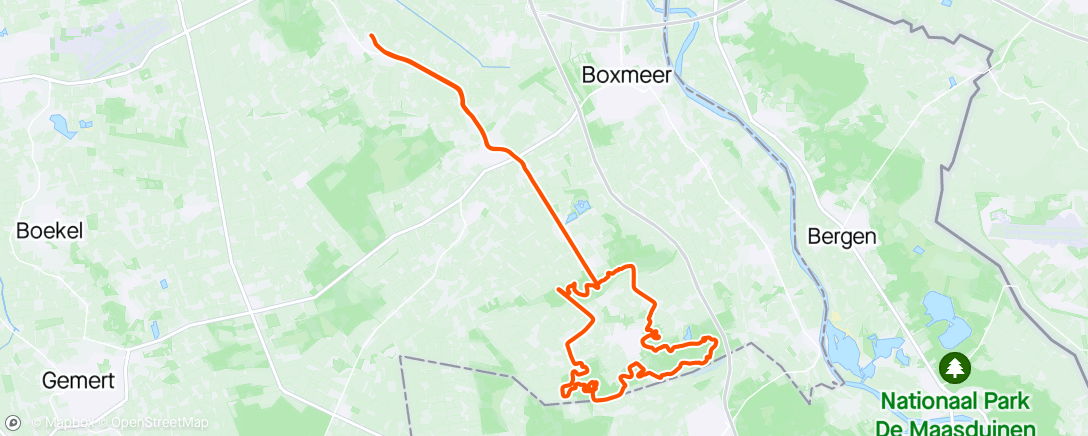 Map of the activity, Loon met frank