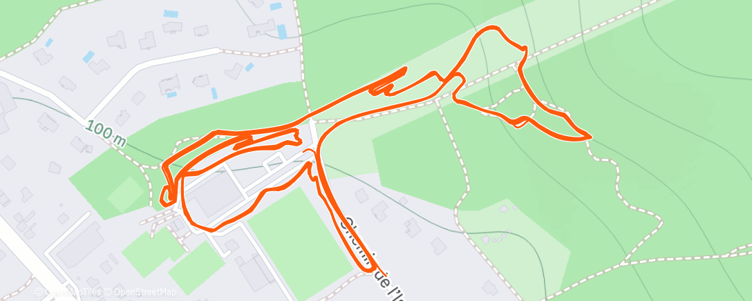Map of the activity, Sortie vélo dans l'après-midi