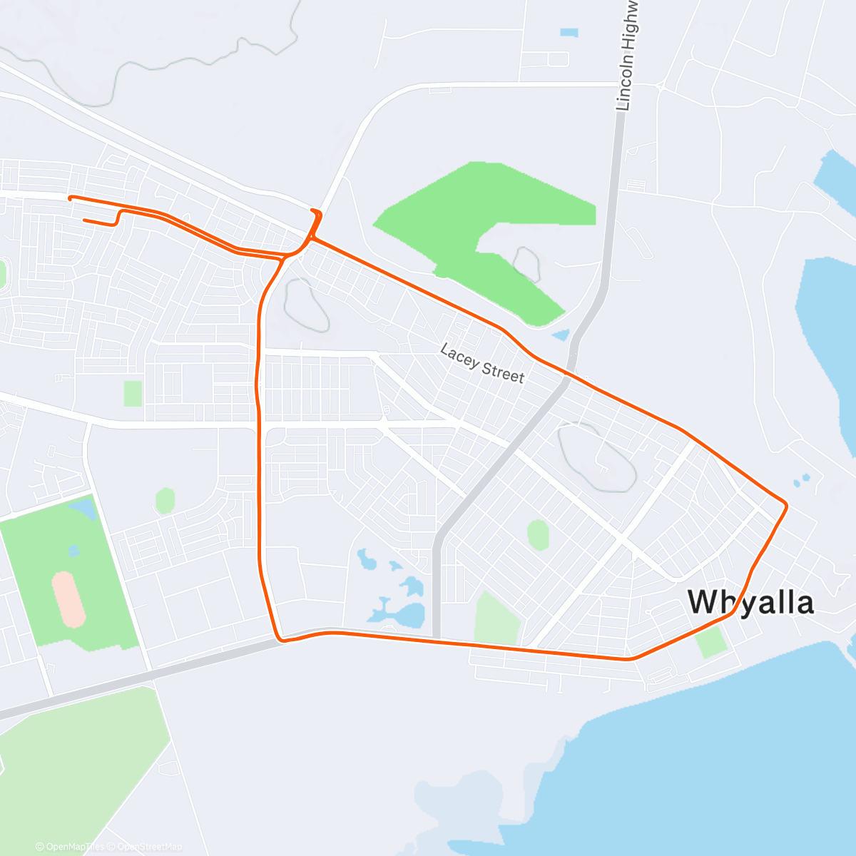 Map of the activity, Randomly took the Ridley out for an easy spin in the wind.