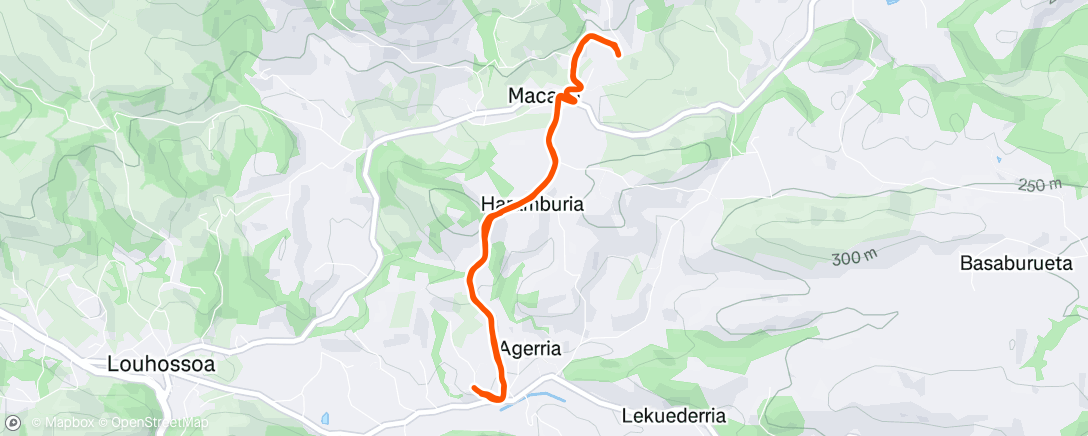 Mapa de la actividad (Morning Run)