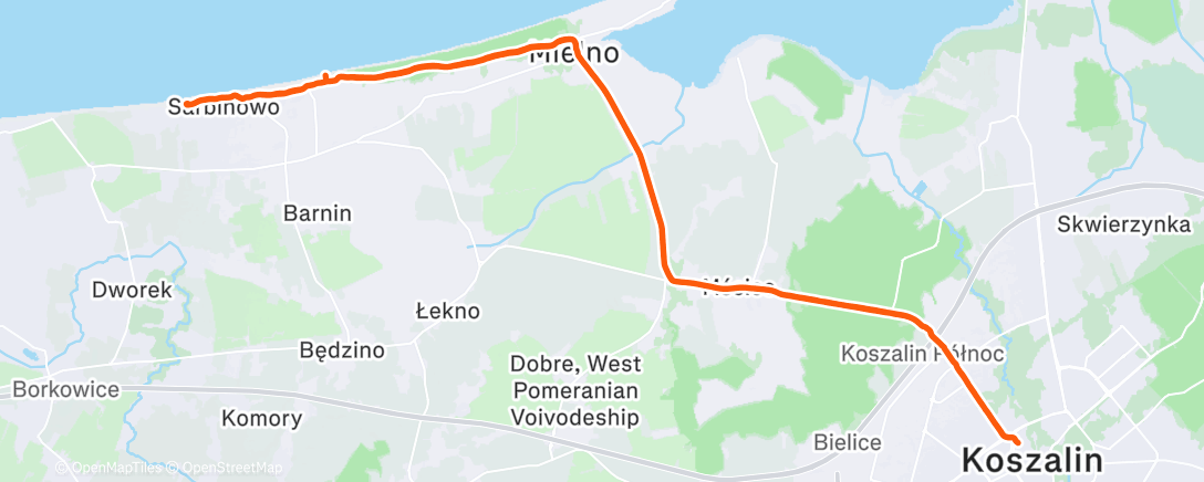 Map of the activity, Afternoon Gravel Ride