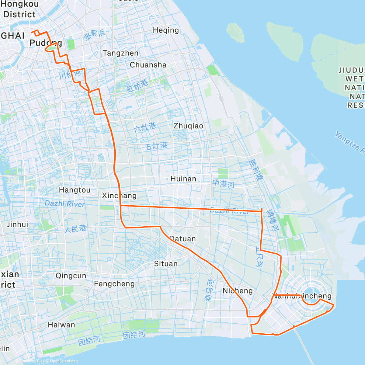 Карта физической активности (滴滴速通)