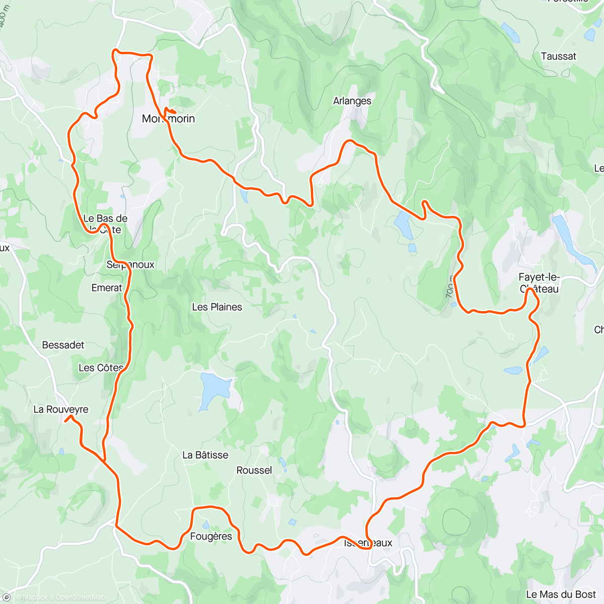 Mapa de la actividad (Le Tour du quartier avec Robert)