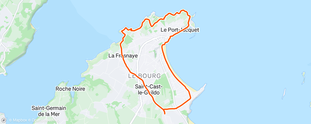 Map of the activity, Run with a view