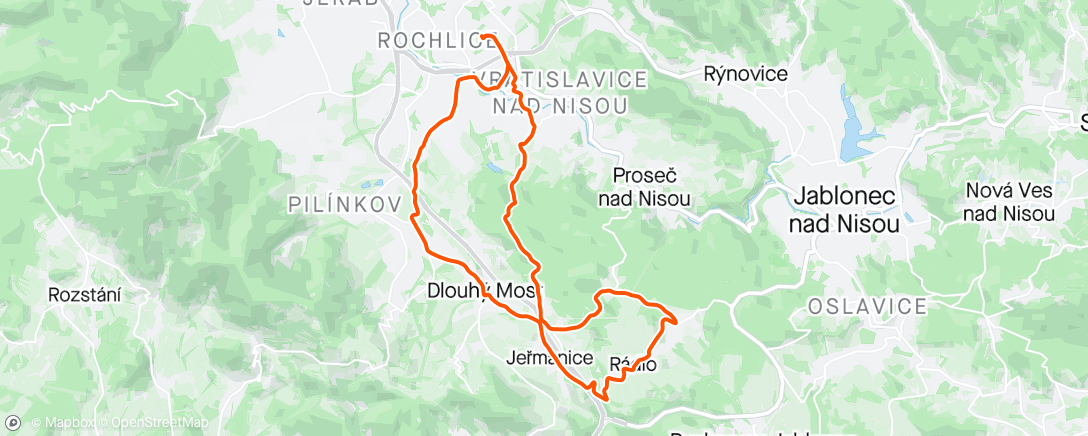 Map of the activity, Rádlo
