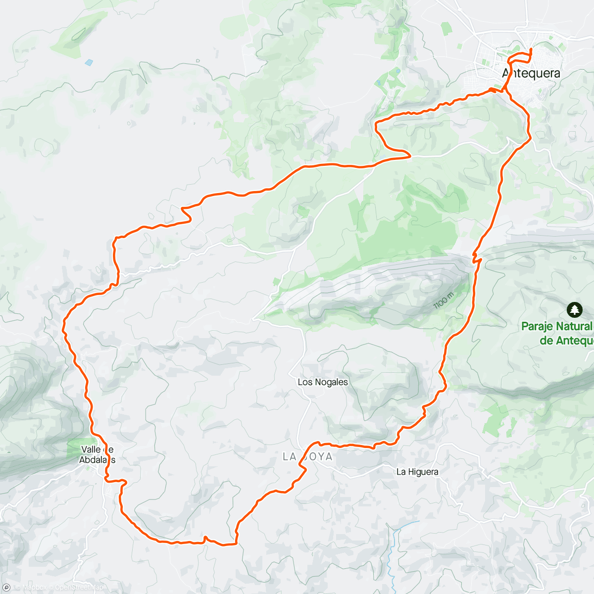 Karte der Aktivität „Rutilla por los parajes del Loren.”