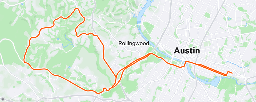 Map of the activity, Morning Ride